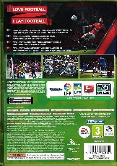 Fifa 12 - XBOX 360 (B Grade) (Genbrug)